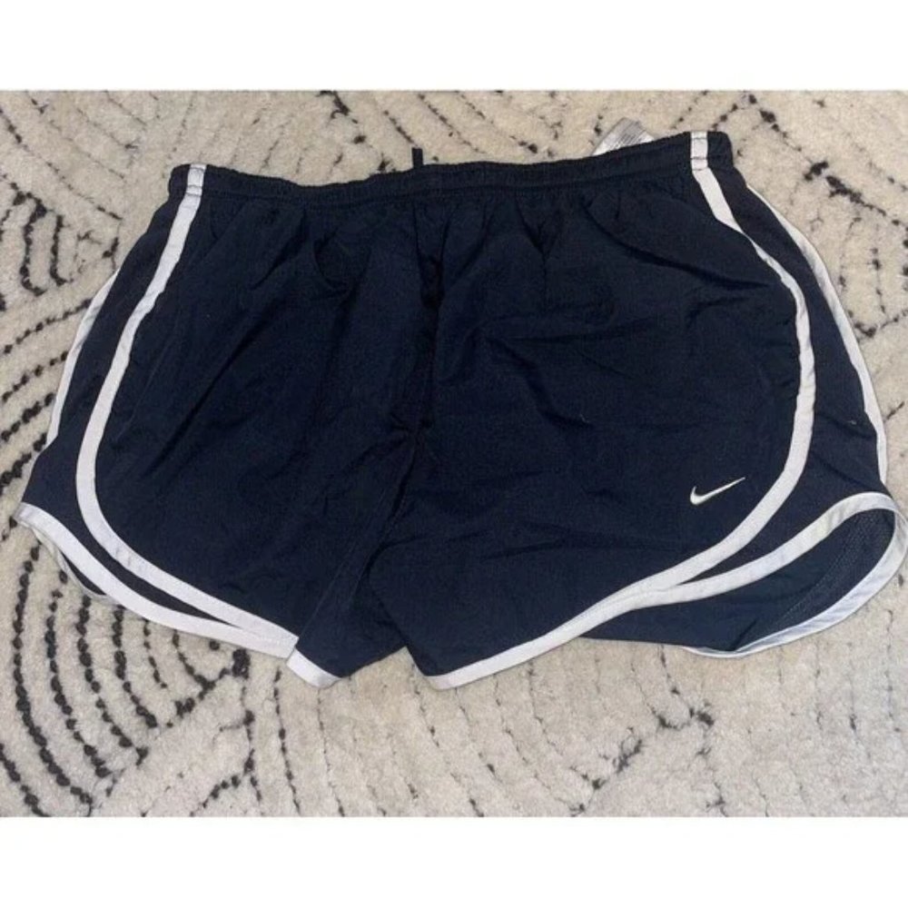 Nike Black Lined Dri-Fit Loose Drawstring Waist Running Short Women's Size Med
